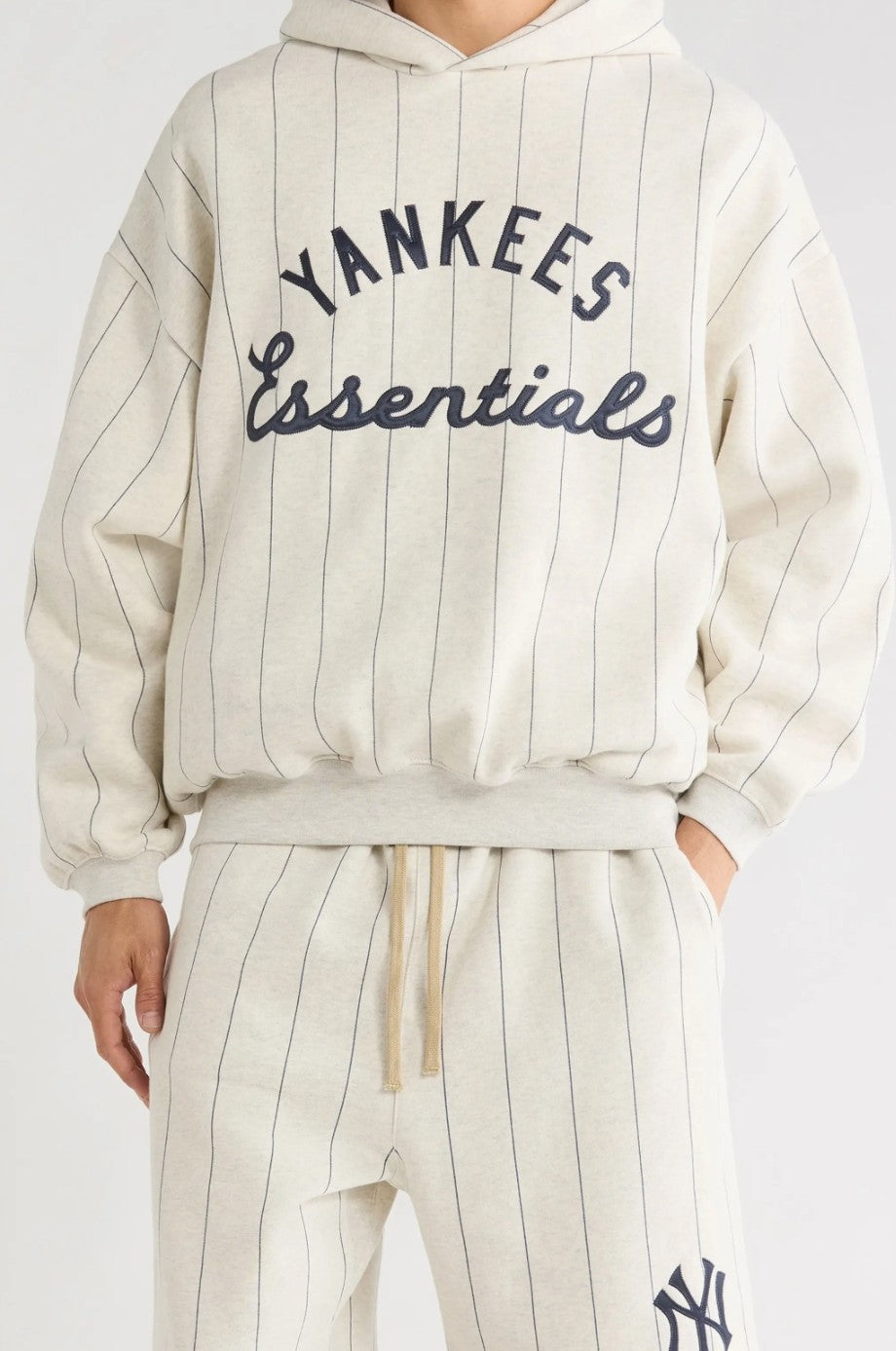 MLB Yankees x Fear of God Essentials Hoodie Pinstripe
