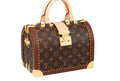 Louis Vuitton M11154 Speedy Trunk Pre-Owned in Monogram canvas with gold hardware
